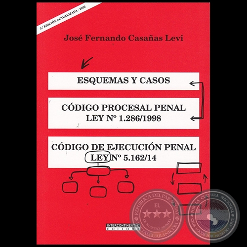 ESQUEMAS Y CASOS EN EL PROCESO PENAL PARAGUAYO - 2ª EDICIÓN ACTUALIZADA 2022 - Autor: JOSÉ FERNANDO CASAÑAS LEVI - Año 2022